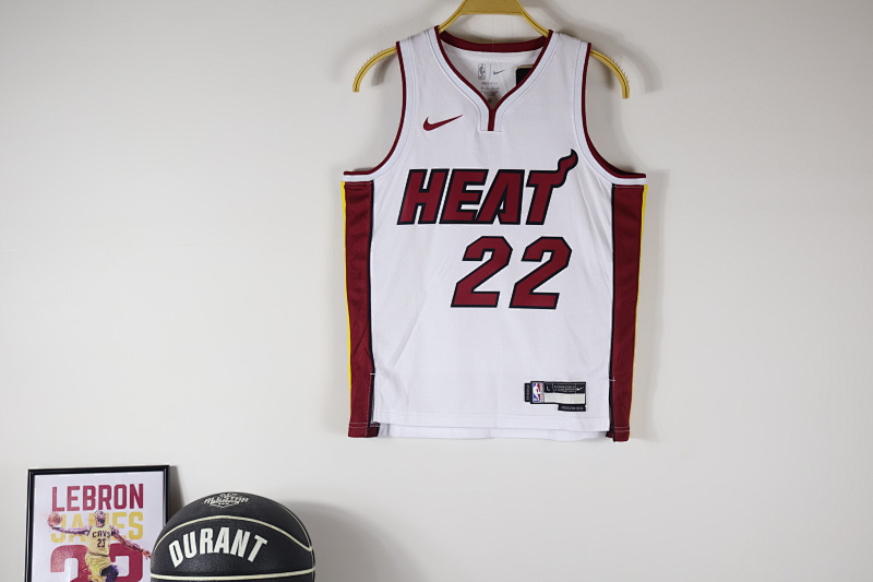 【Youth】【Miami Heat】【Association Edition】童装热火v领白
