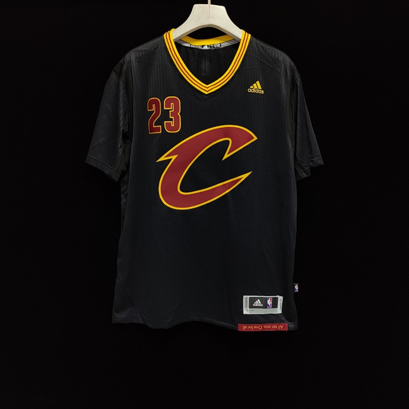 Lebron James Adidas 2016 【Cleveland Cavaliers】 Sleeve Jersey【customizable】