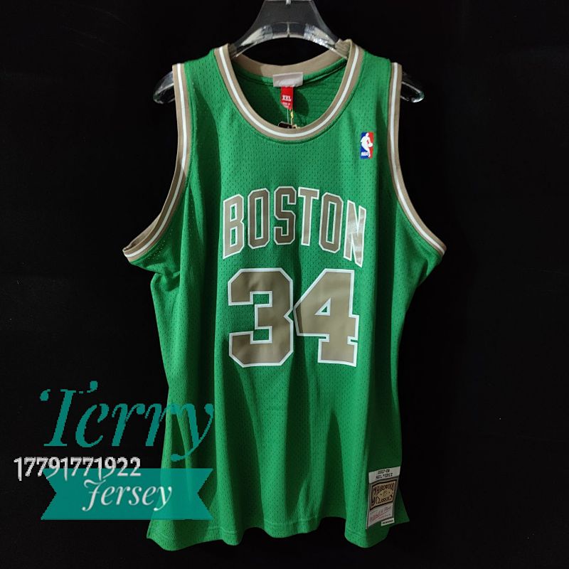 【MN】【Boston Celtics】MN热压复古球衣：SW 凯尔特人 07/08赛季 圣帕 34号 皮尔斯