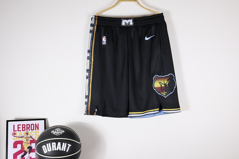 Memphis Grizzlies 23灰熊城市黑裤