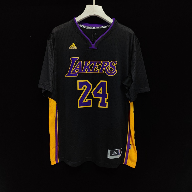 Los Angeles Lakers Kobe Bryant Hollywood Nights Jersey sleeves