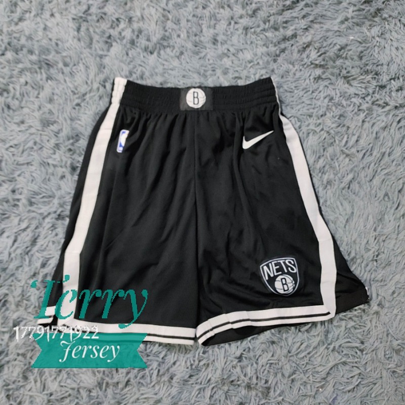 Brooklyn Nets Nike Black 2019/20 Icon Edition Swingman Shorts