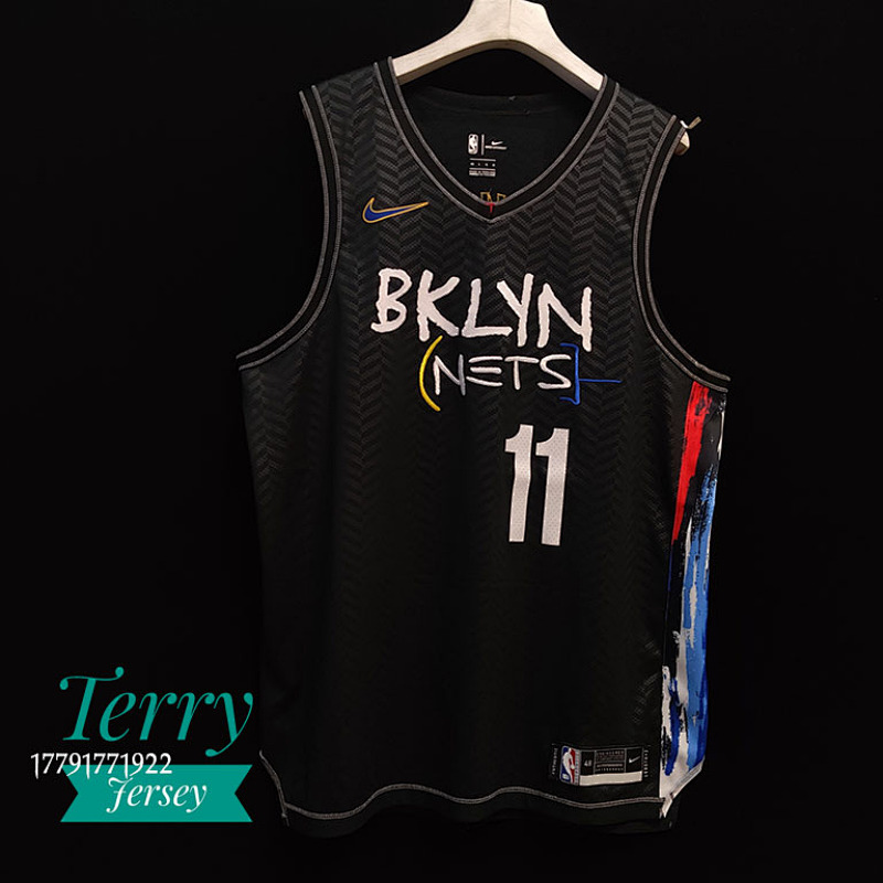 【AU】2020-21 Brooklyn Nets Black Authentic City Edition Jersey