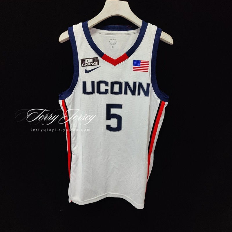 【UConn Huskies】Home White Swingman Jersey
