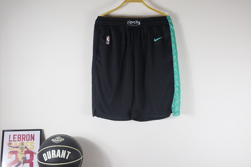 Portland Trail Blazers 23赛季开拓者城市黑裤