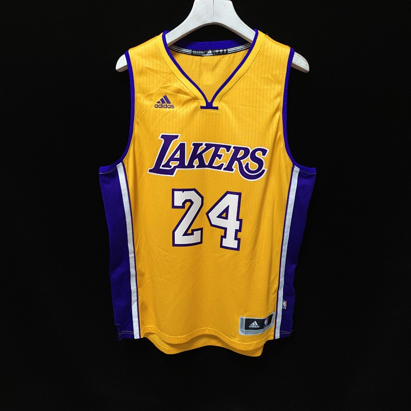 Los Angeles Lakers Kobe Bryant Yellow Jersey
