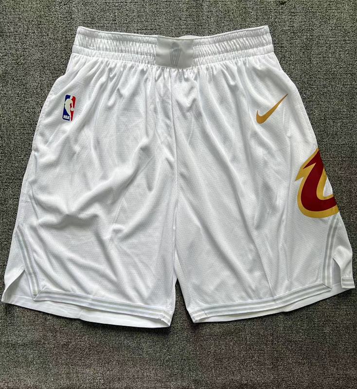 【Cleveland Cavaliers】【Association Edition】23赛季骑士新款白裤热压口袋