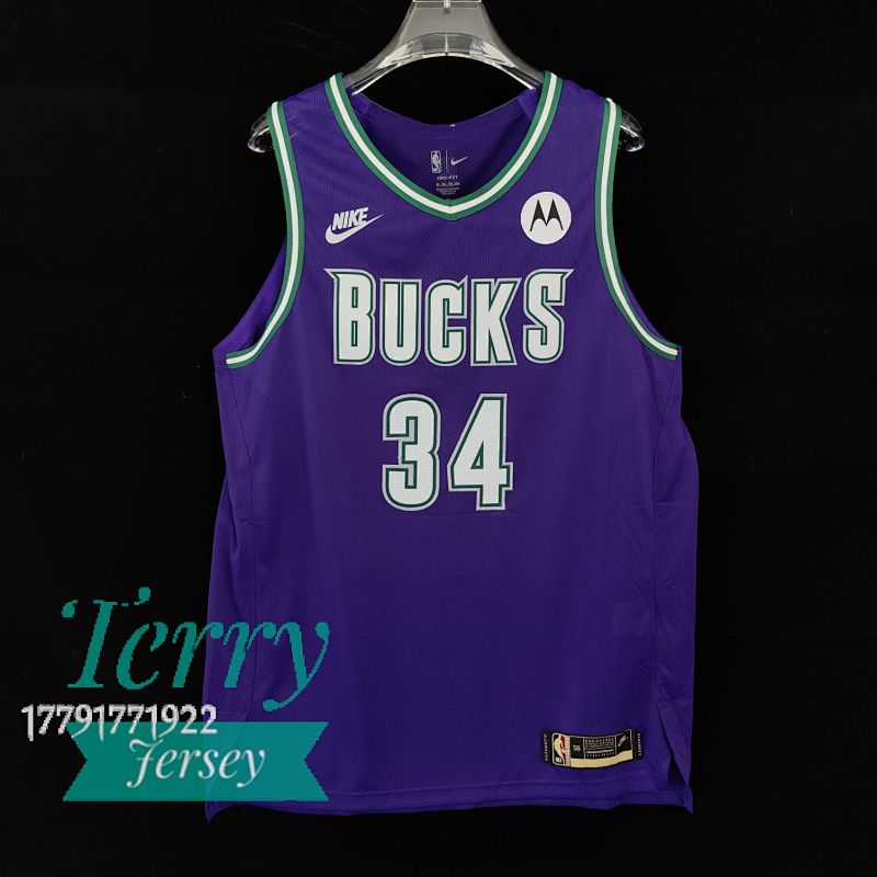 【AU】【Milwaukee Bucks】 2022-23 Classic Edition Purple Jersey