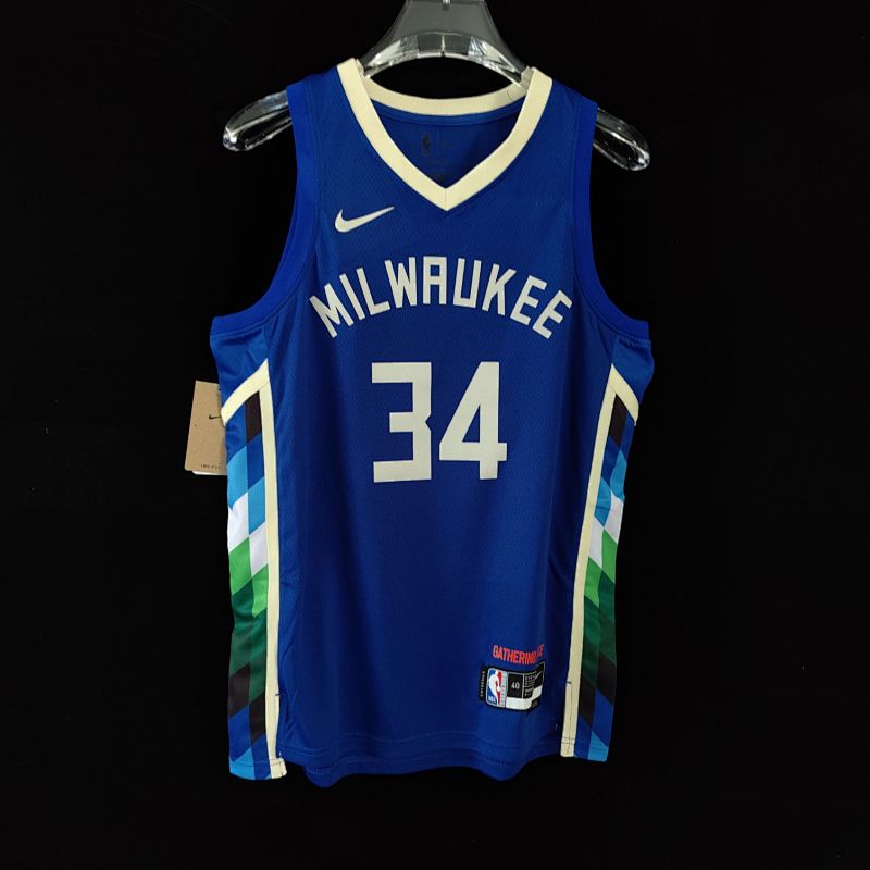 【22-23】【Milwaukee Bucks】【City Edition】Swingman Jersey
