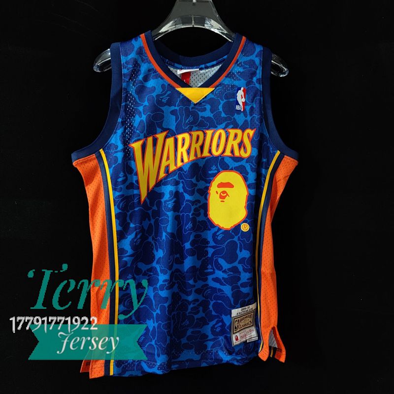【MN】Golden State Warriors BAPEXM&N 联名背心: 勇士队 猿人头