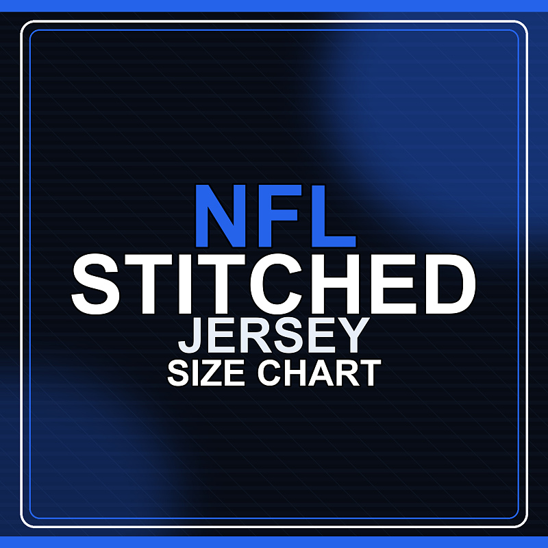 NFL Stitched Jersey Size Chart