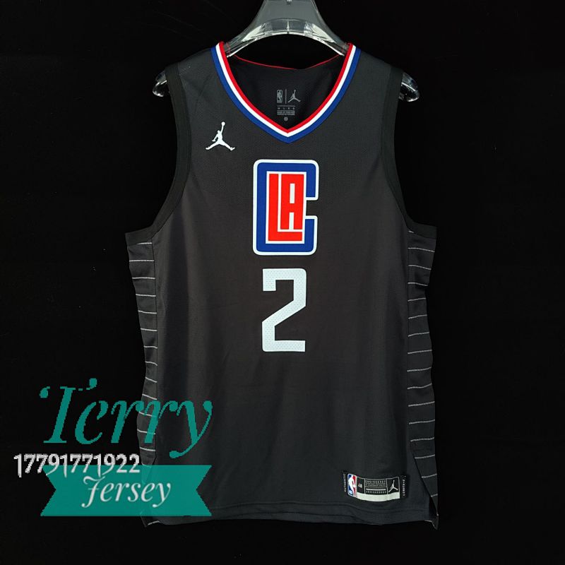 【AU】Los Angeles Clippers #00 Custom Authentic Statement Black Jersey
