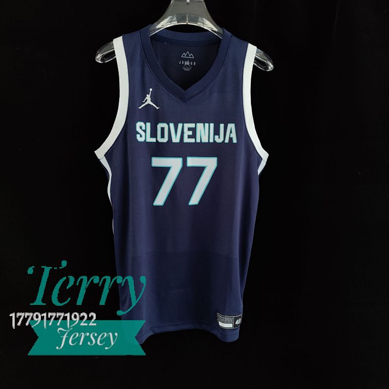 【2024】【Slovenia】Away Dark Blue Swingman Jersey