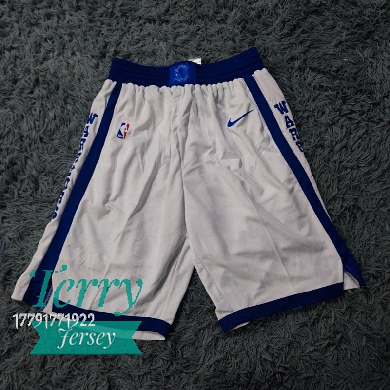 Golden State Warriors White Classic Edition Shorts