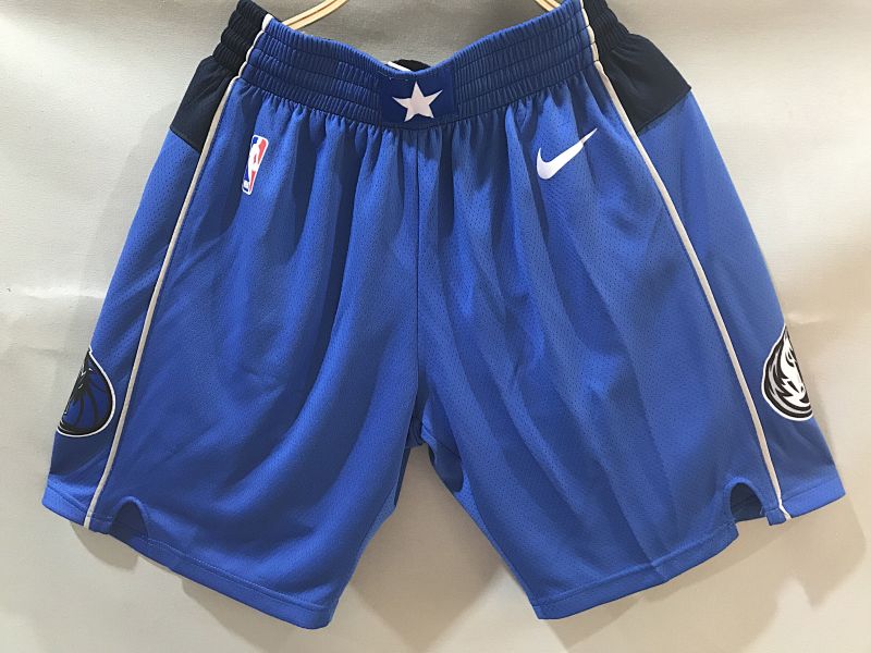Dallas Mavericks Nike Blue 2019/20 Icon Edition Swingman Shorts