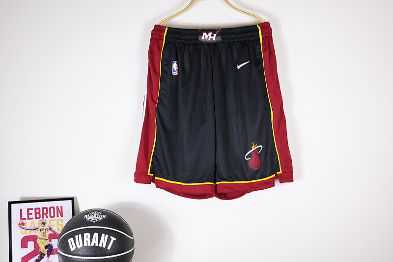 【Miami Heat】Nike Black 2020/21 Swingman Shorts - Icon Edition