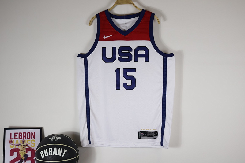 【2020】【USA】Home White Swingman Jersey