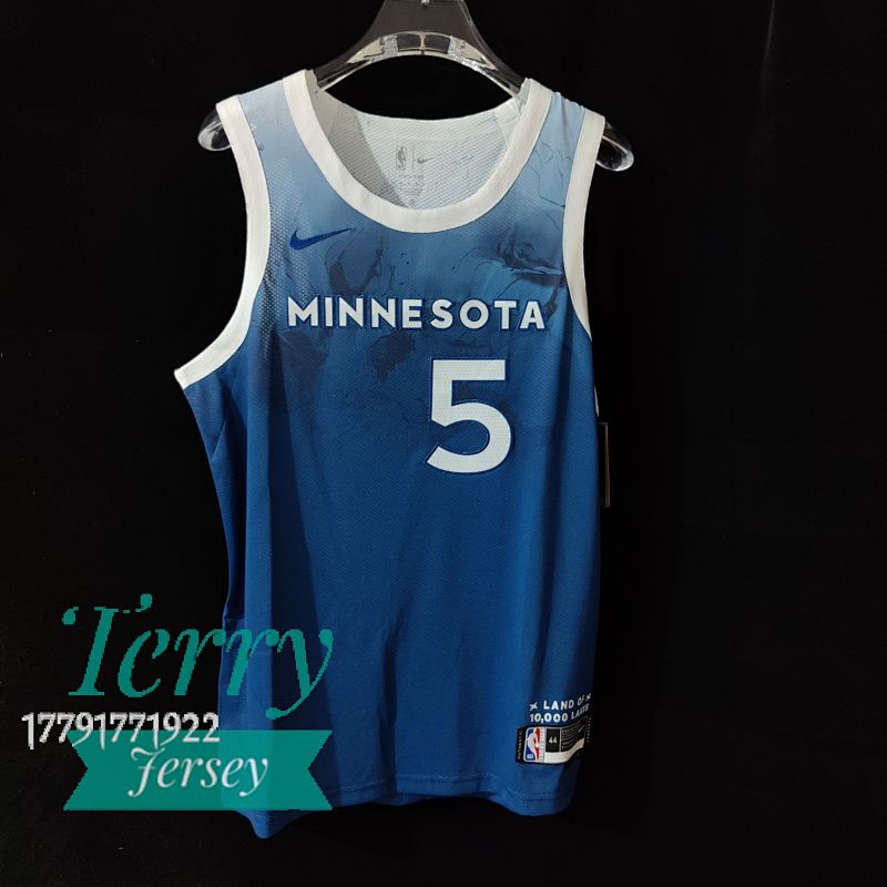 【AU】Minnesota Timberwolves Blue City Edition 2023-24 Men Jersey