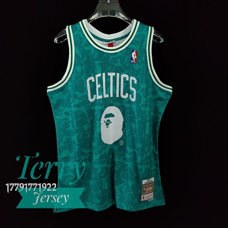 【MN】【Boston Celtics】BAPEXM&N 联名背心: 凯尔特人 猿人头