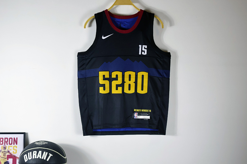 【Youth】【Denver Nuggets】 童装24掘金城市黑