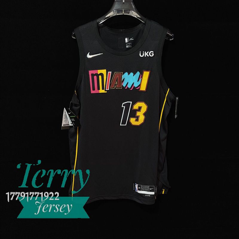 【AU】2021-22 Miami Heat City Edition Black Jersey