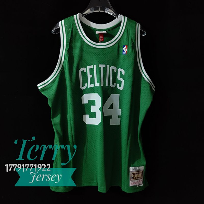 【MN】【Boston Celtics】MN热压复古球衣：SW凯尔特人08赛季 34号 皮尔斯