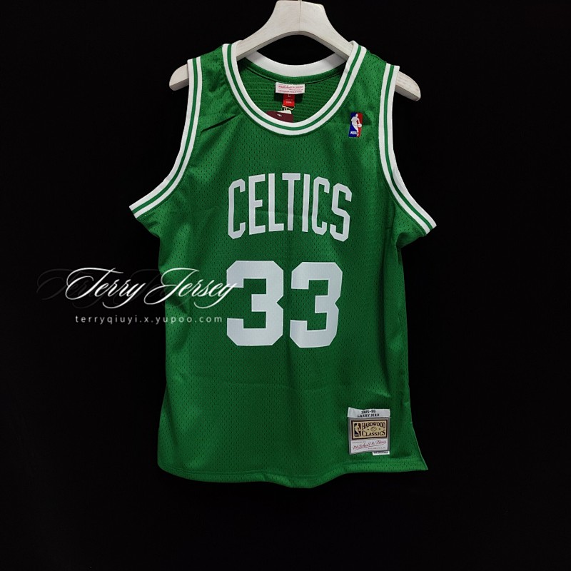 【MN】【Boston Celtics】MN热压复古球衣：SW凯尔特人86赛季 33号 伯德