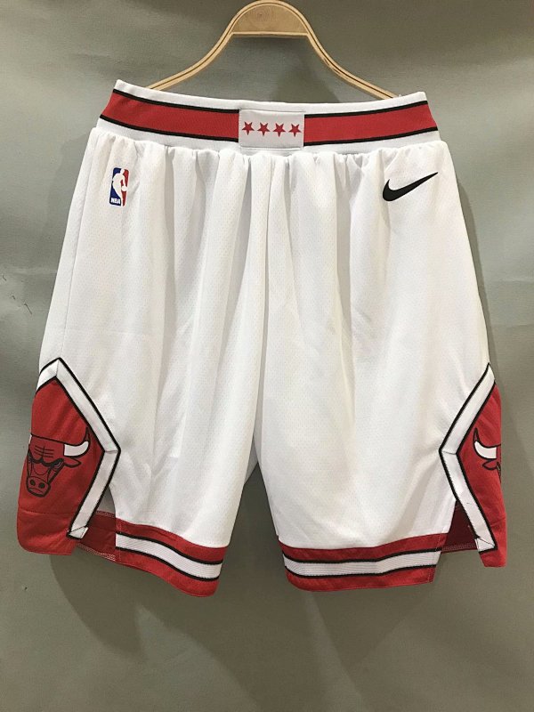 【Chicago Bulls】【Association Edition】white Shorts