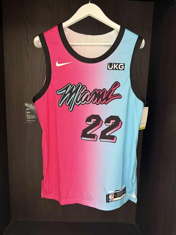【AU】【Miami Heat】Blue Pink Viceversa Authentic 2020-21 Jersey City Edition