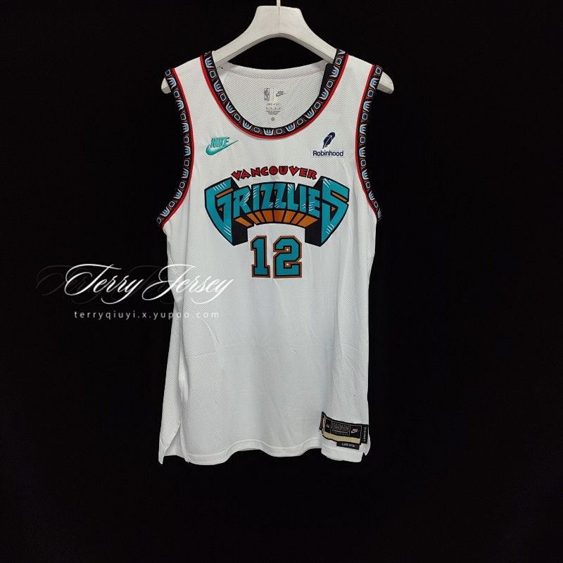 【AU】Memphis Grizzlies AU25灰熊复古白