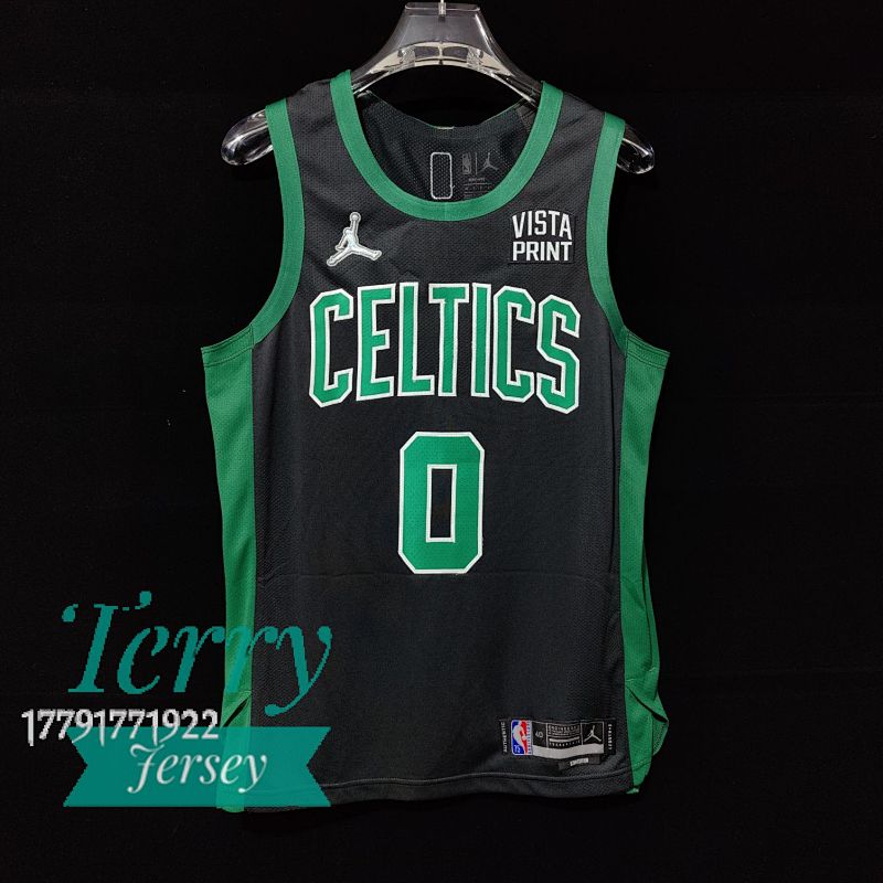 【AU】Boston Celtics 2021-22 NBA 75TH Jayson Tatum #0 Authentic Black Jersey Statement