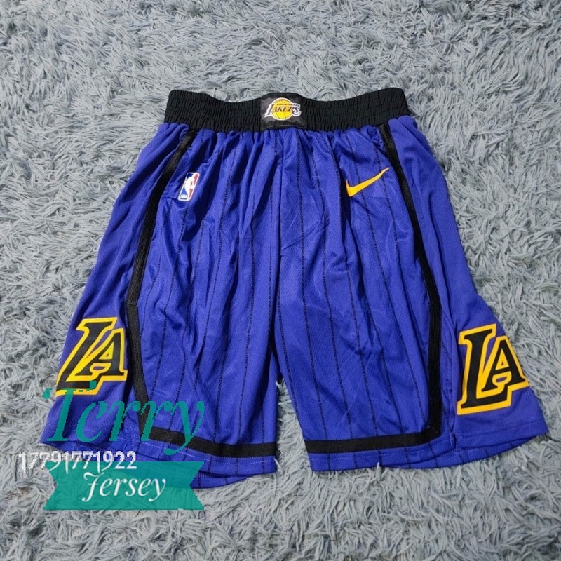 LOS ANGELES LAKERS CITY EDITION SWINGMAN NIKE MEN'S NBA SHORTS