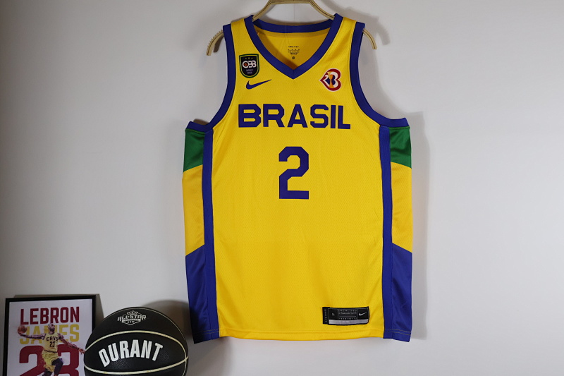 【2020】【Brazil】Away Yellow Swingman Jersey