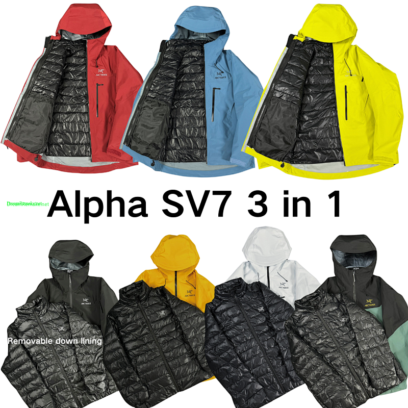Alpha SV7- 3 in 1 Down Jacket