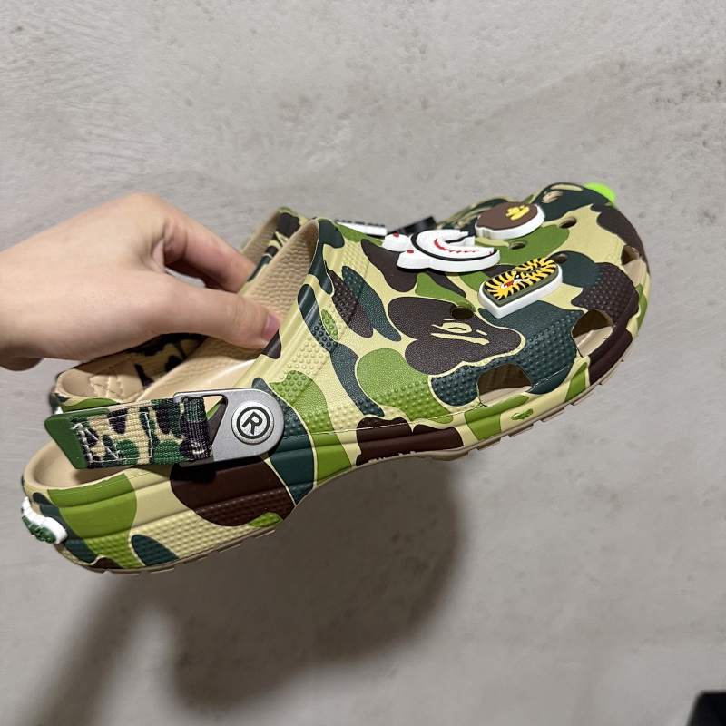 RETAIL BATCH BAPE CROCS