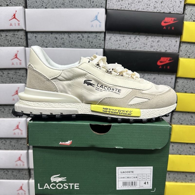 【XY Batch】LACOSTE 40-45 米白灰