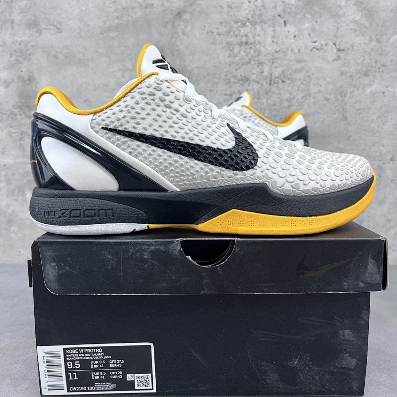 【GX Batch】KOBE 6 Protro 科比六代黑黄季后赛CW2190-100