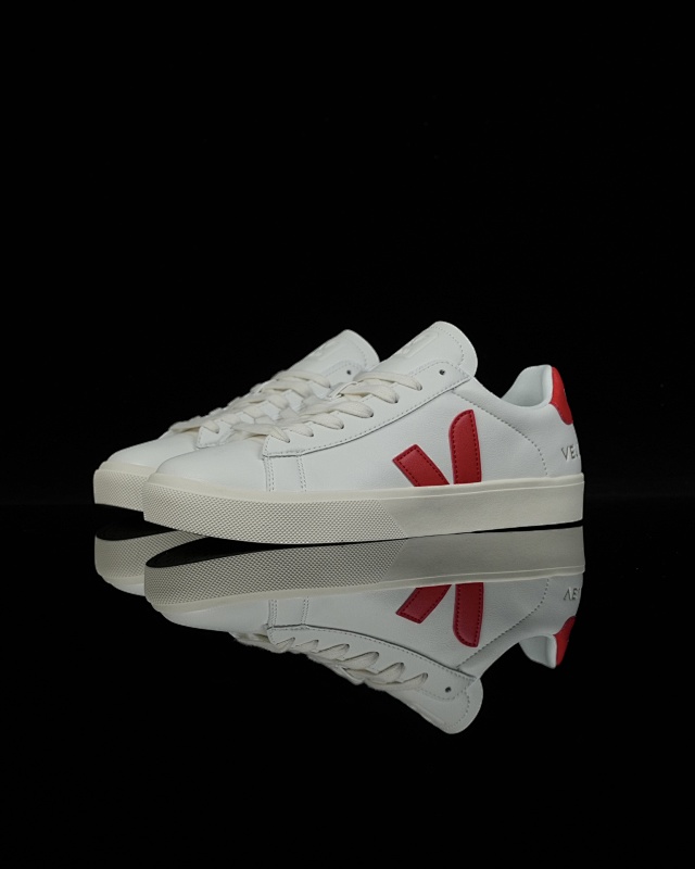 【TZ Batch】VEJA Leather Extra Sneakers 白红CP052615