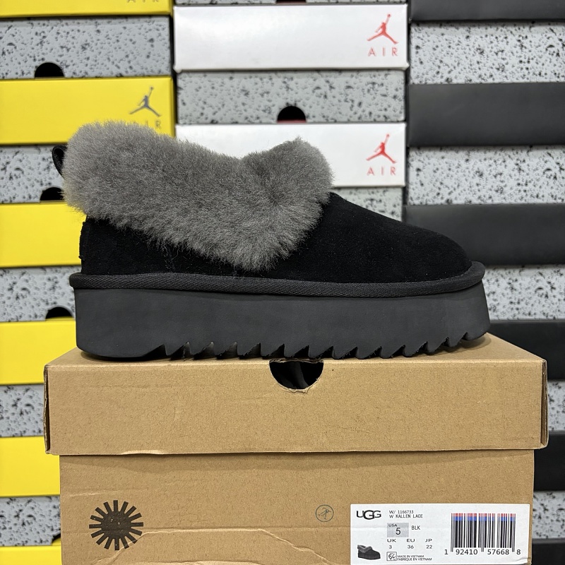 【YO Batch】Snow boots 雪地靴 大喜庆厚底黑色 W/1166773 35-40