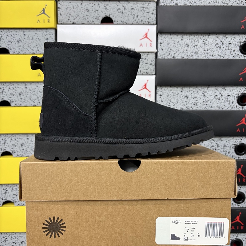 【TOP Batch】Snow boots 雪地靴 Mini黑色-6109 35-44