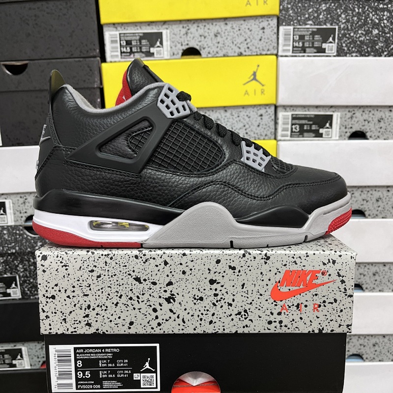 【X10 Batch】AJ4（36-47.5）黑红 FV5029-006