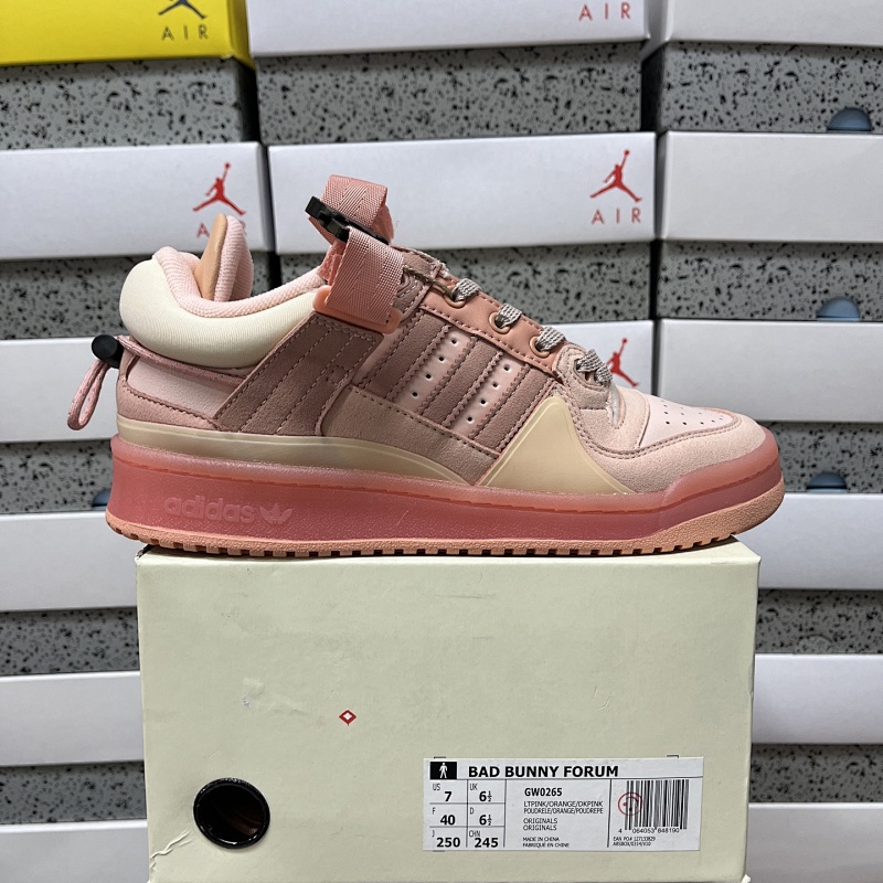 【XY Batch】 Bad Bunny x adidas Forum Low 36-45 GW0265 粉色