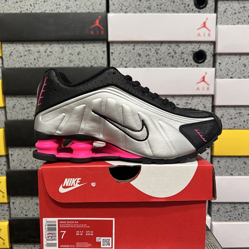 【WM Batch】Shox R4 黑银粉 AR3565-012 36-40