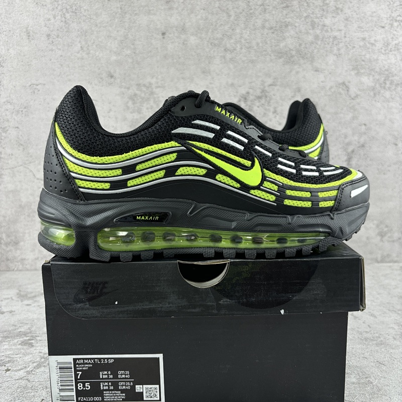 【TG】Comme des Garçons Homme Plus x NK Air Max TL 2.5 Pack 联名 39-45 黑绿FZ4110-003