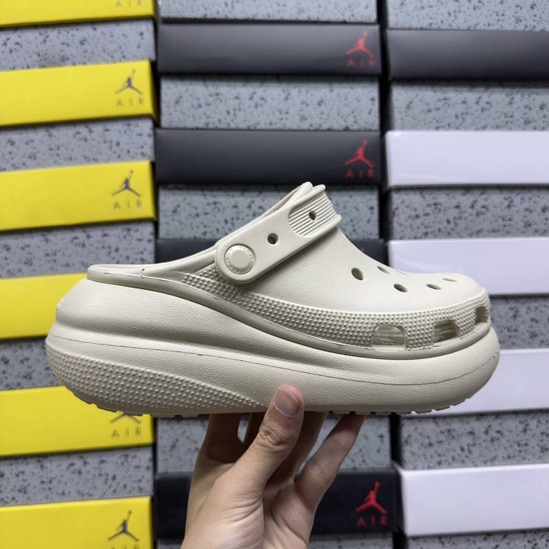 【H Batch】Crocs M3-M7 泡芙 骨白（偏大）