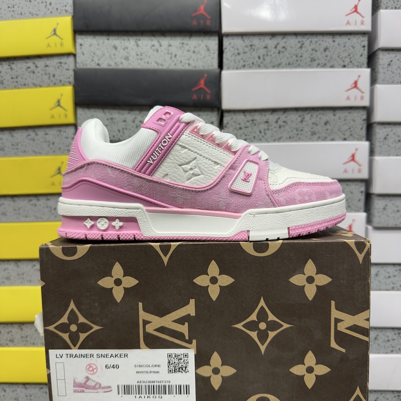 【小DT Batch 】Trainer 36-46 WHITE/PINK 粉白牛仔