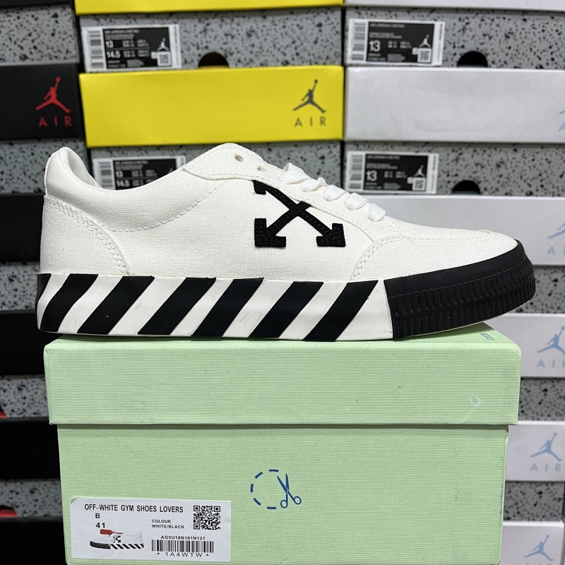 【LS Batch】Off-White c/o Virgil Abloh Vulc Low Top 36-47 白黑