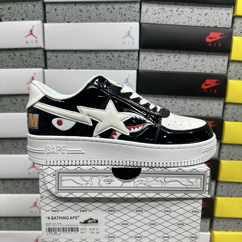【WZ Batch】Bape 36-46 1G80-191-009 黑白红