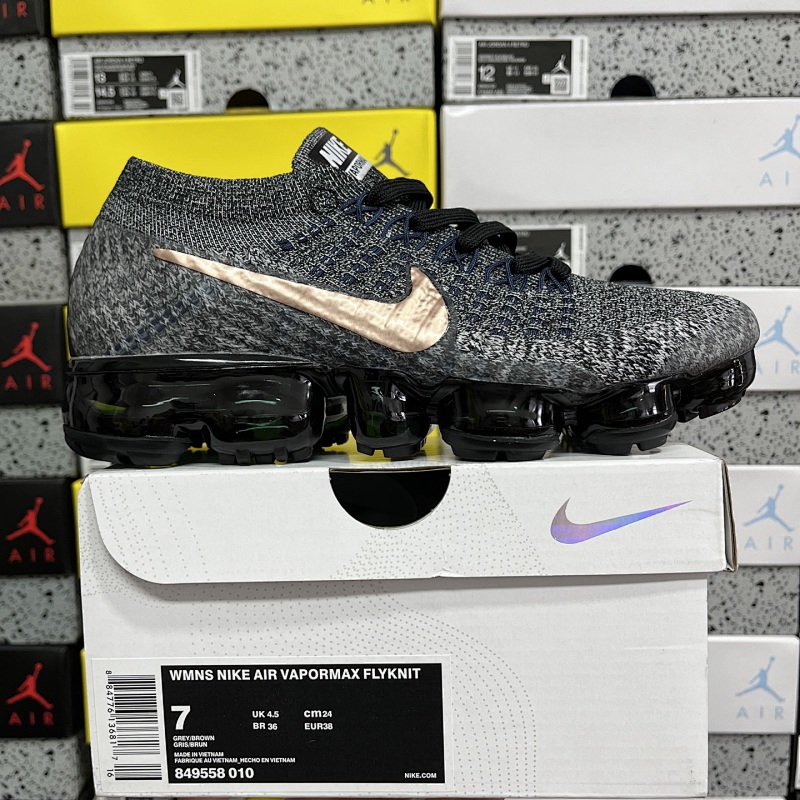 【 XP Batch】 Air Vapormax Flyknit 36-47.5 灰金勾 849558-010