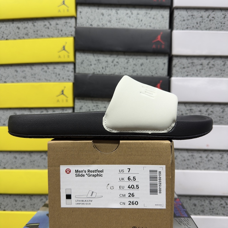 【GX2.0 Batch】Restfeel Slide 35.5-45.5 LTIV/BLK/LTIV 黑白